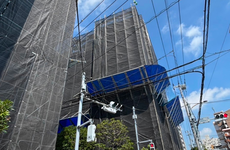 マンション工事の写真