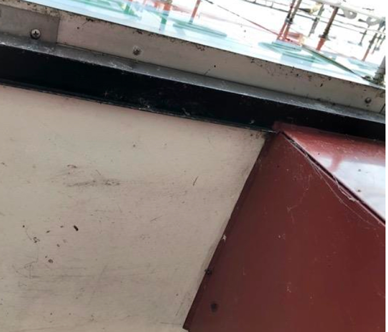 換気ダクト清掃後の写真