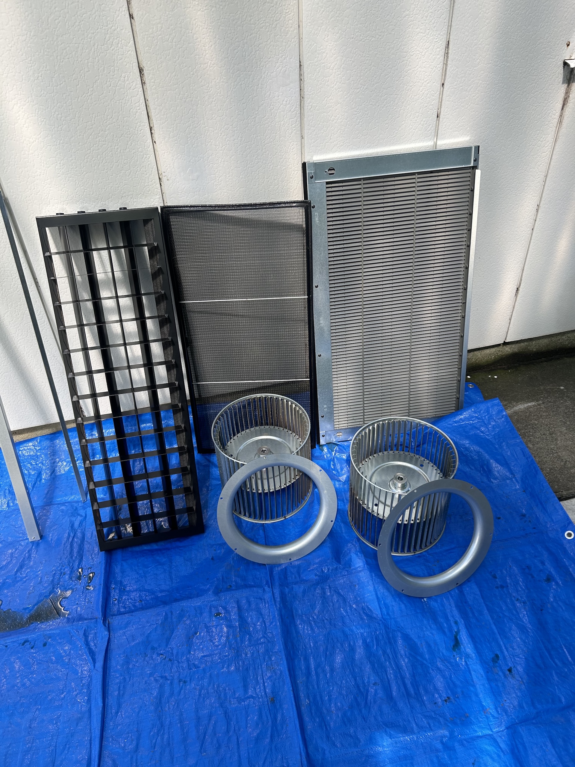 お茶屋さん床置き型部品洗浄後